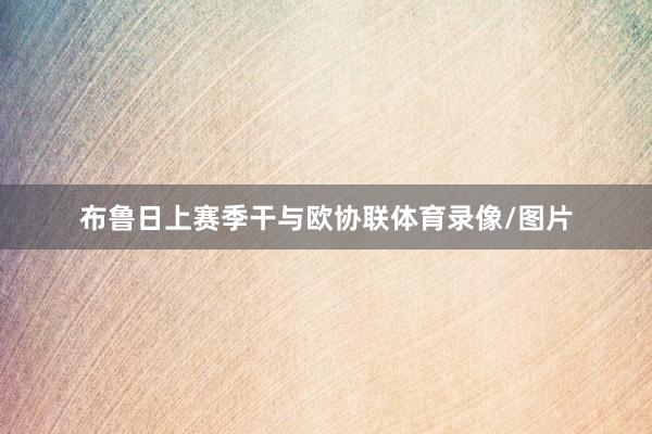 布鲁日上赛季干与欧协联体育录像/图片