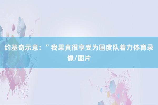 约基奇示意：”我果真很享受为国度队着力体育录像/图片