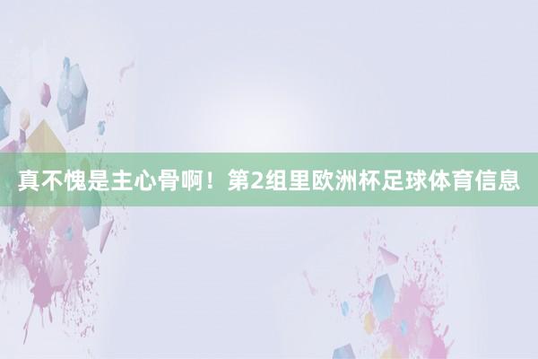 真不愧是主心骨啊！第2组里欧洲杯足球体育信息