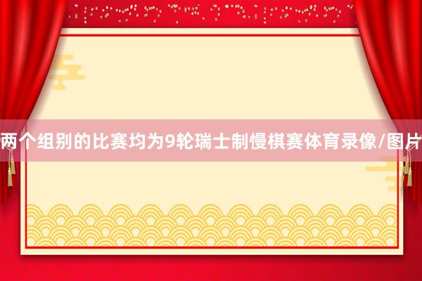 两个组别的比赛均为9轮瑞士制慢棋赛体育录像/图片