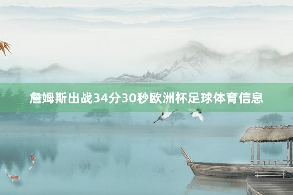 詹姆斯出战34分30秒欧洲杯足球体育信息